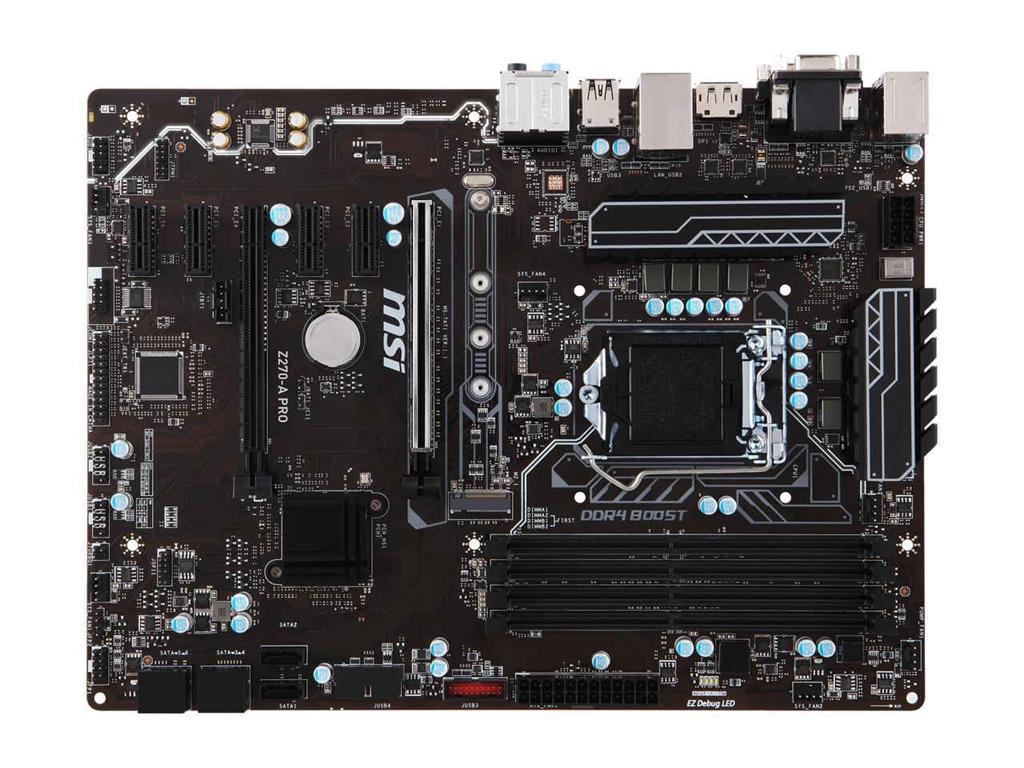 MSI Z270-A PRO LGA 1151 Motherboard