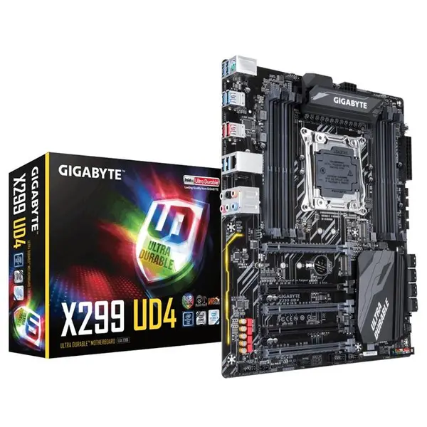 مادربرد گیگابایت مدل ایکس 299 یو دی 4 سوکت 2066 MB: Gigabyte X299 UD4 - 4