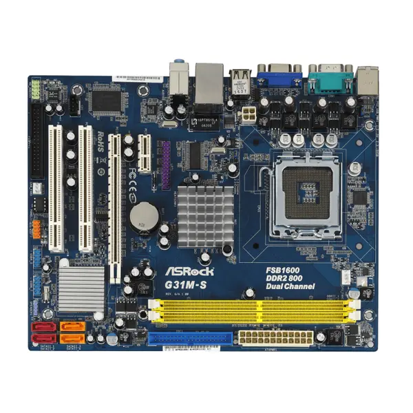 مادربرد گیگابایت مدل جی 31 ام اس 2 GigaByte G31M-S2 LGA 775 Motherboard - 3