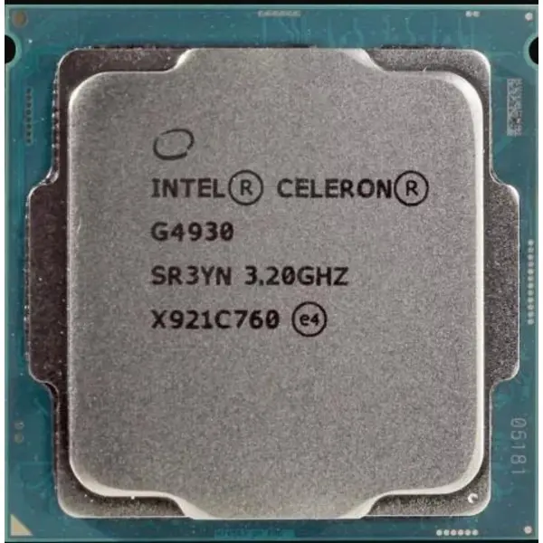 پردازنده 3.2 گیگاهرتز Intel مدل CELERON G4930 Celeron G4930 3.2GHz Coffee Lake TRAY CPU - 4