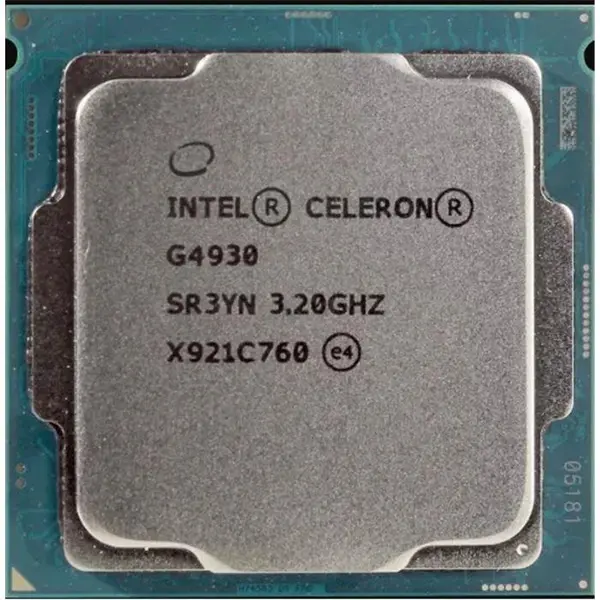 پردازنده 3.2 گیگاهرتز Intel مدل CELERON G4930 Celeron G4930 3.2GHz Coffee Lake TRAY CPU - 3