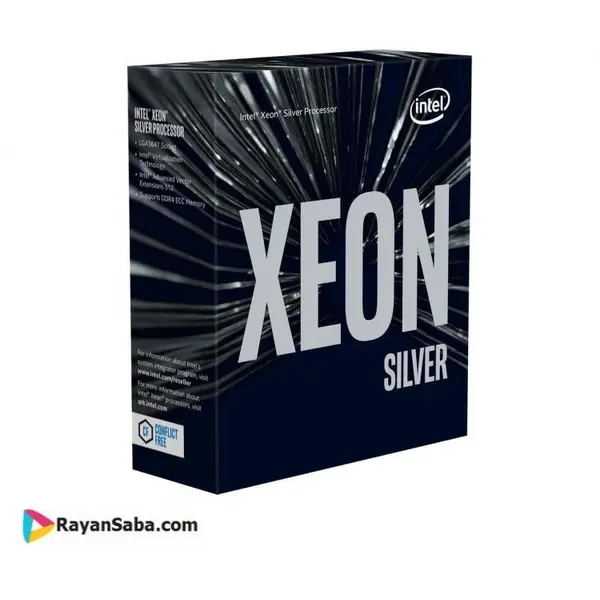 پردازنده اینتل مدل زئون سیلور 4114 با فرکانس 2.2 گیگاهرتز CPU: Intel Xeon Silver 4114 - 2