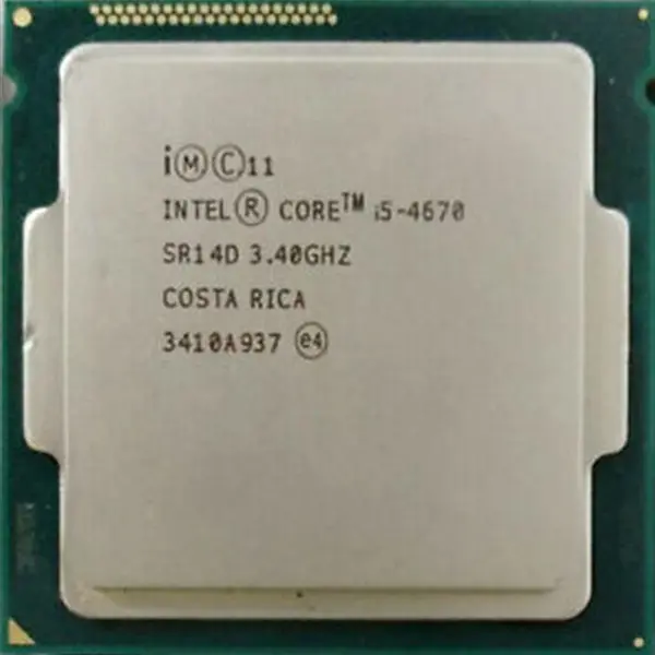سی پی یو اینتل آی فایو 4670 هسول Intel Core i5-4670 3.4GHz LGA 1150 Haswell - 3