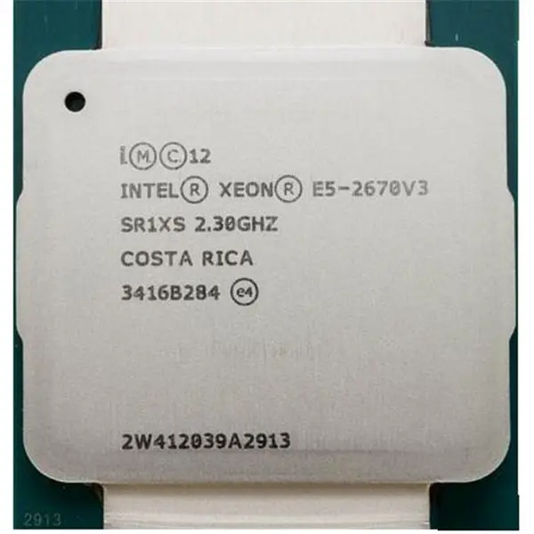 سی پی یو اینتل مدل زئون ای 5 2670 وی تری با فرکانس 2.3 گیگاهرتز Intel Xeon E5-2670 V3 12Core 2.3GHz LGA2011-3 Haswell CPU - 3
