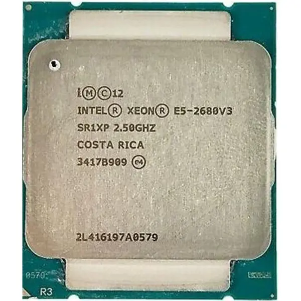 سی پی یو اینتل مدل زئون ای 5 2680 وی تری با فرکانس 2.5 گیگاهرتز Intel Xeon E5-2680 V3 12Core 2.5GHz LGA2011-3 Haswell CPU - 3