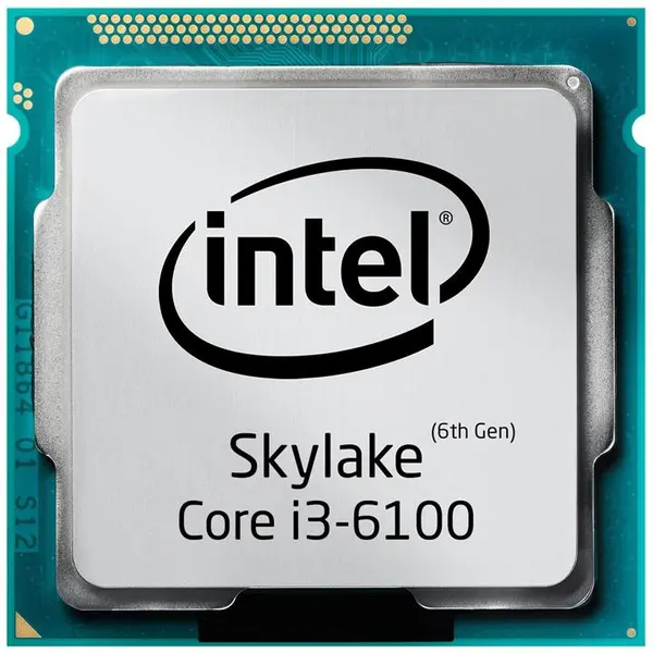 سی پی یو اینتل 6100 اسکای لیک سوکت 1151 Intel Core-i3 6100 3.7GHz LGA 1151 Skylake CPU - 5