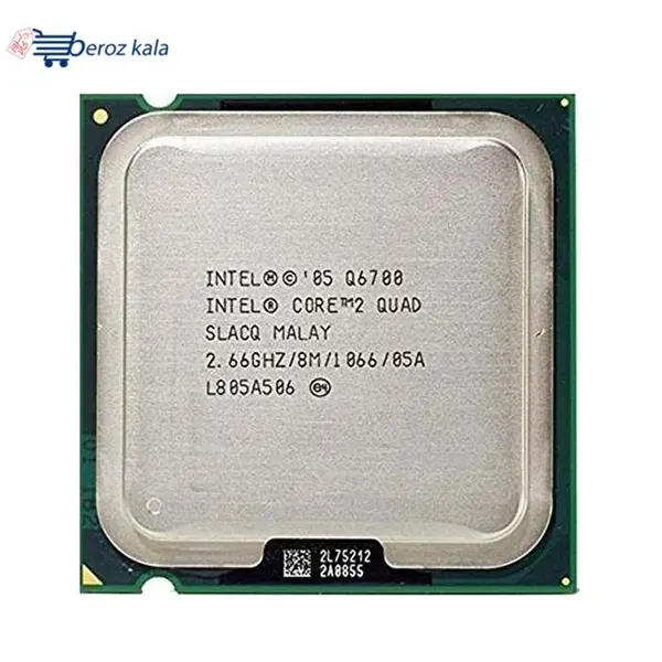 پردازنده تری اینتل مدل کیو 6700 با فرکانس 2.66 گیگاهرتز Core2 Quad Q6700 2.66GHz LGA 775 Kentsfield TRAY CPU - 5