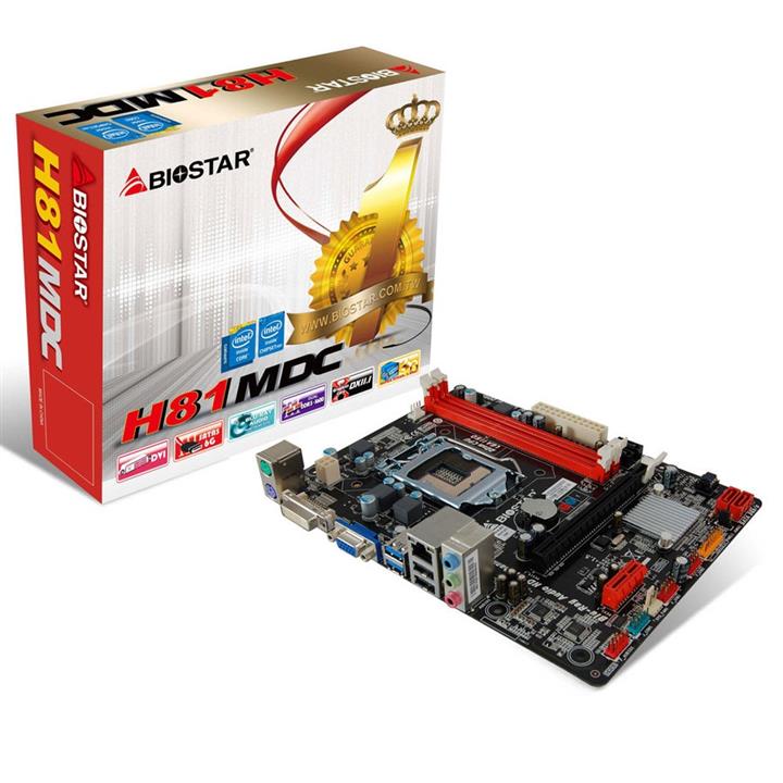 Biostar H81MDC Socket 1150 Motherboard