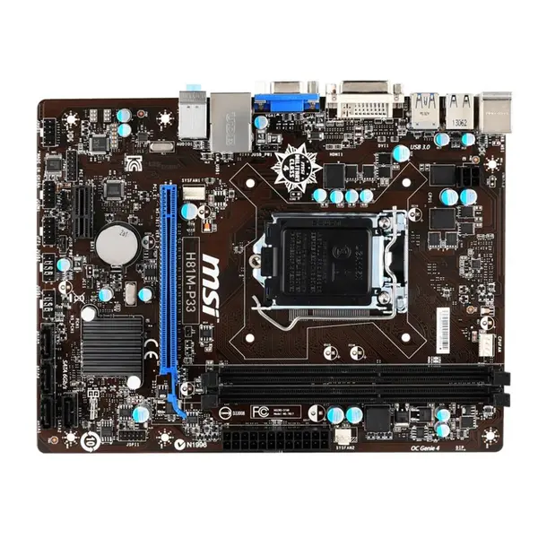 مادربورد ام اس آی مدل اچ 81 پی 33 سوکت 1150 MSI H81M-P33 - 3