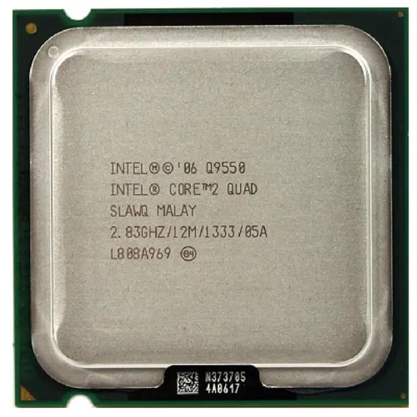 پردازنده اینتل مدل کیو 9550 با سوکت 775 و فرکانس 2.83 گیگاهرتز Intel Core2 Quad Q9550 2.83GHz 12MB LGA-775 Yorkfield - 4