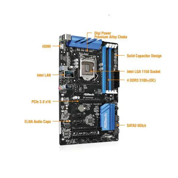 مادربورد زد 97 ازراک سوکت 1150 ASROCK Z97-Anniversary - 2