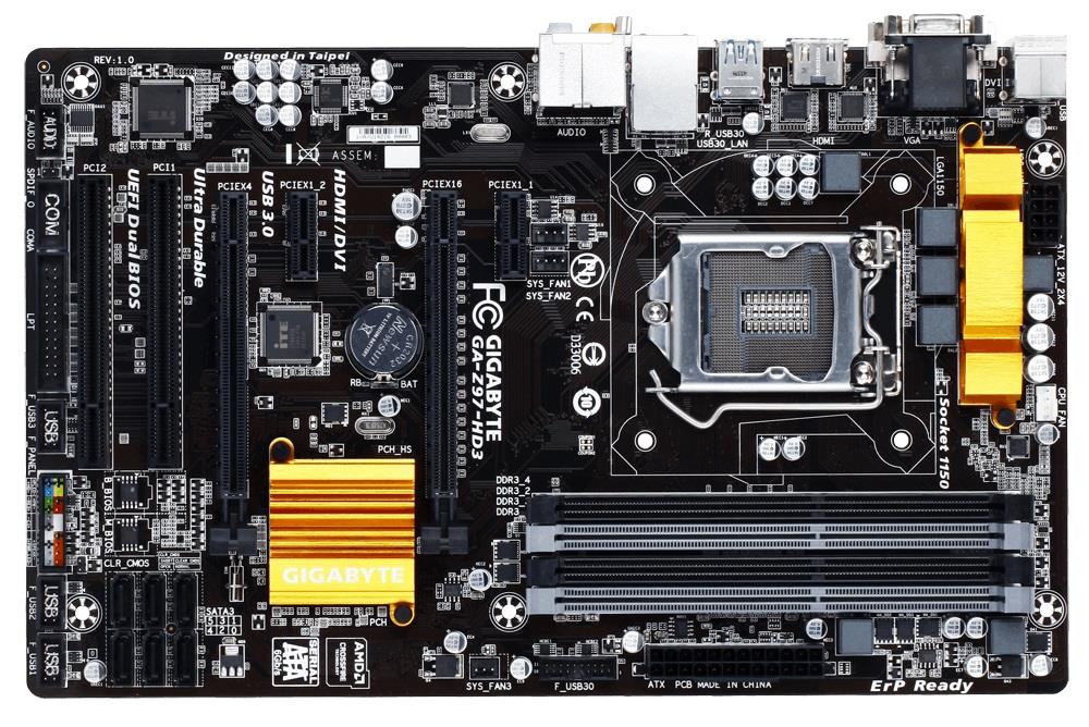 GigaByte GA-Z97-HD3 LGA 1150 Motherboard