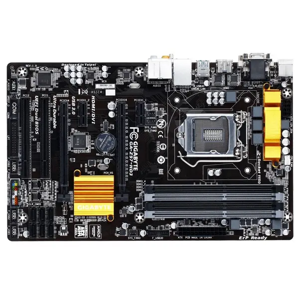 مادربورد گیگابایت زد 97 اچ دی 3 سوکت 1150 GigaByte GA-Z97-HD3 LGA 1150 Motherboard - 2