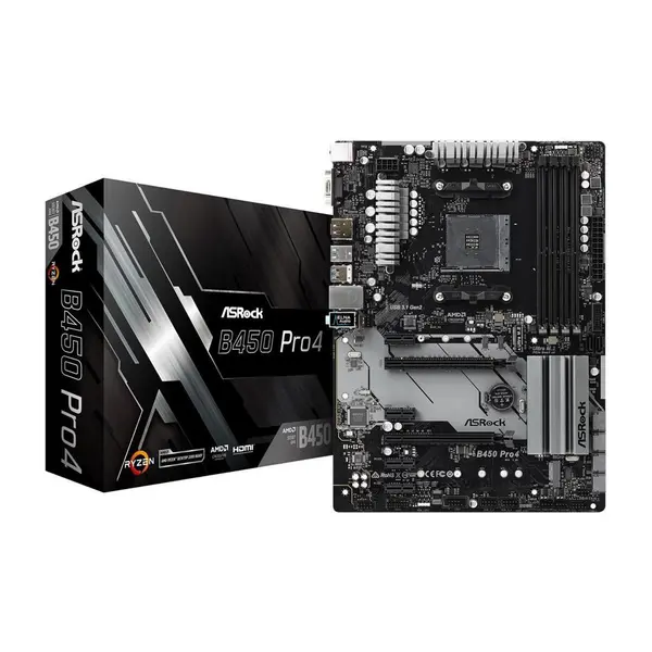 Motherboard: ASRock B550M Pro4 DDR4