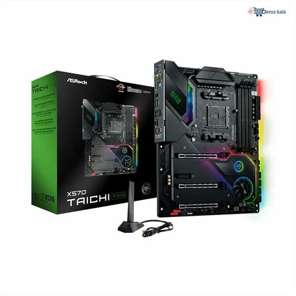مادربرد Asrock مدل X570 Taichi Razer Edition با سوکت پردازنده AM4 - 3