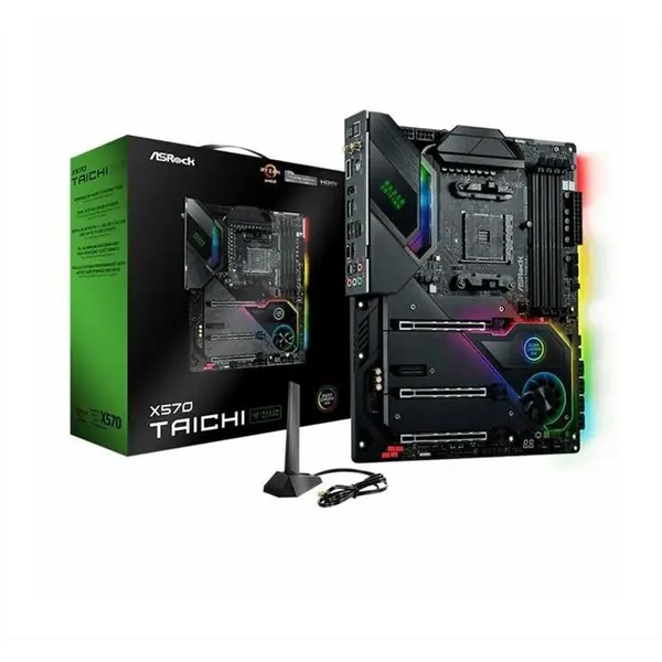 مادربرد Asrock مدل X570 Taichi Razer Edition با سوکت پردازنده AM4 - 2