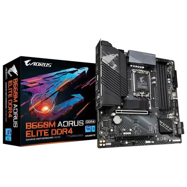 مادربرد گیگابایت B660M AORUS ELITE DDR4 GigaByte B660M AORUS ELITE DDR4 Motherboard - 2