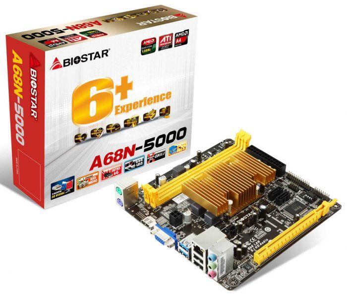 Biostar A68N-5000 CPU Onboard Mainboard