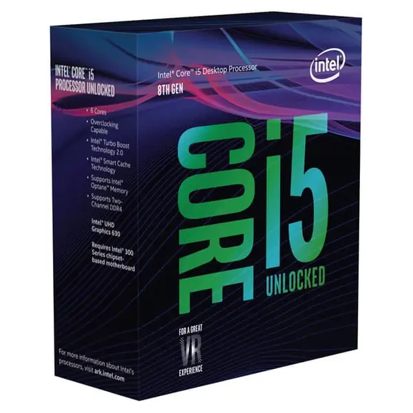 پردازنده مرکزی اینتل سری Coffee Lake مدل i5-8600K Intel Coffee Lake Core i5-8600K CPU - 2