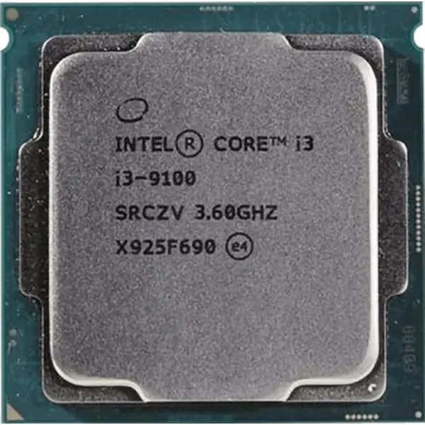 CPU Intel Core i3-9100 Processor سی پی یو اینتل CPU: Intel Core i3-9100 - 3