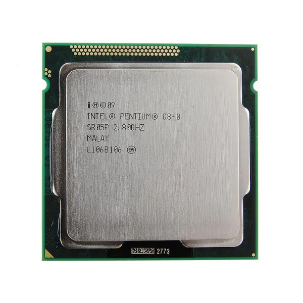 پردازنده پنتیوم اینتل مدل G840 با سوکت 1155 و فرکانس 2.80 گیگاهرتز Intel Pentium G840 2.80GHz LGA-1155 Sandy Bridge CPU - 2