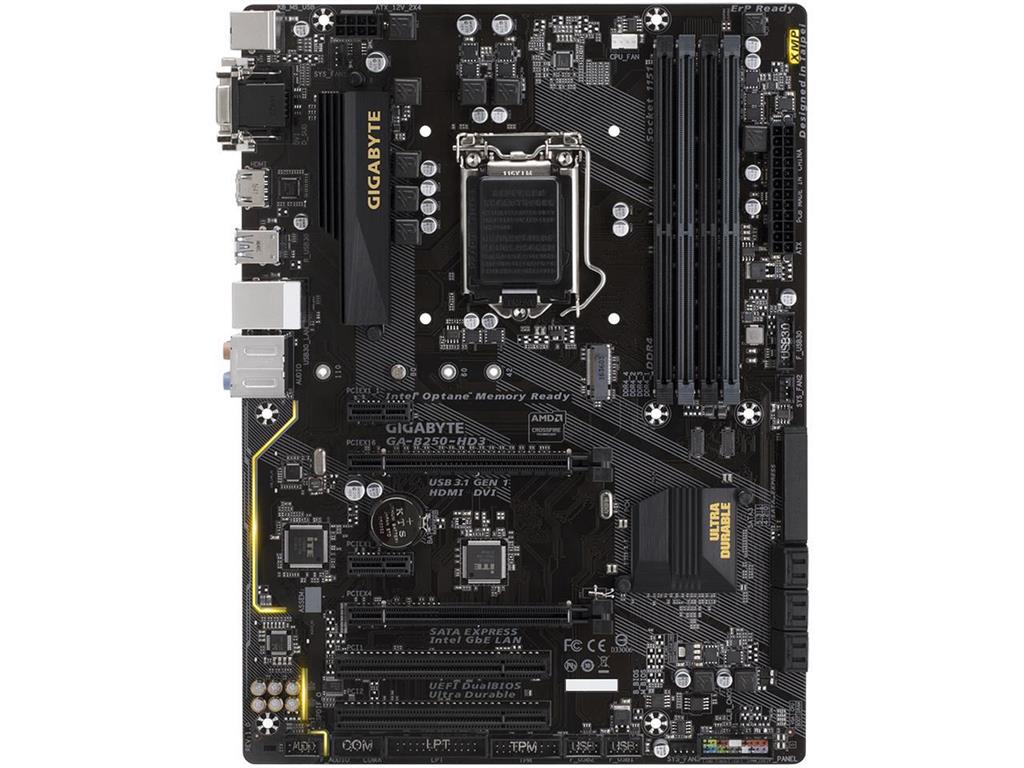 GIGABYTE GA-B250-HD3 (rev. 1.0) Motherboard