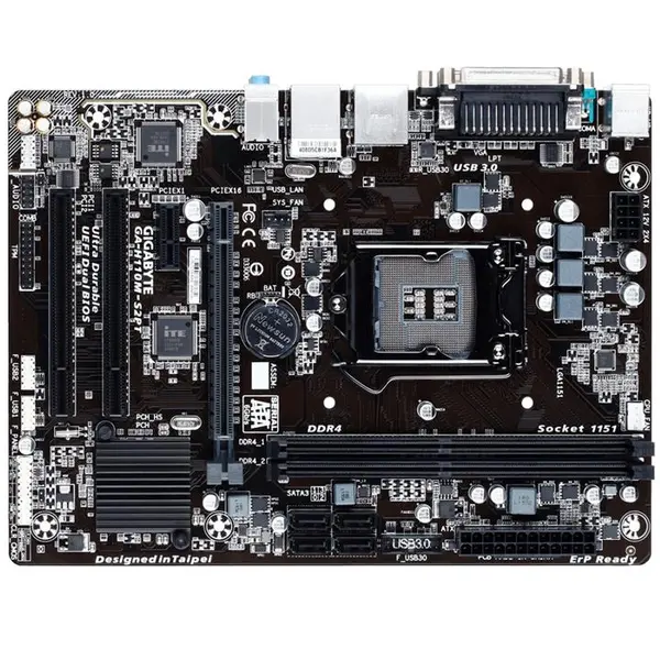 مادربرد گیگابایت مدل GA-H110M-S2PT GIGABYTE GA-H110M-S2PT Motherboard - تصویر 1