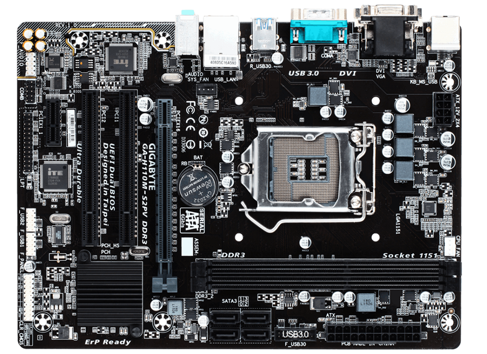 GigaByte GA-H110M-S2PV DDR3 LGA 1151 Motherboard