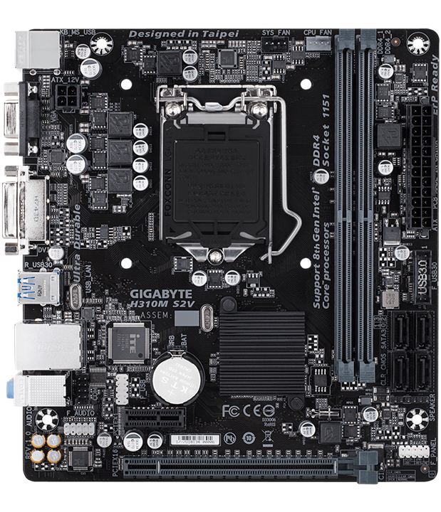 Gigabyte GA-H310M-S2H V2 LGA 1151 Motherboard