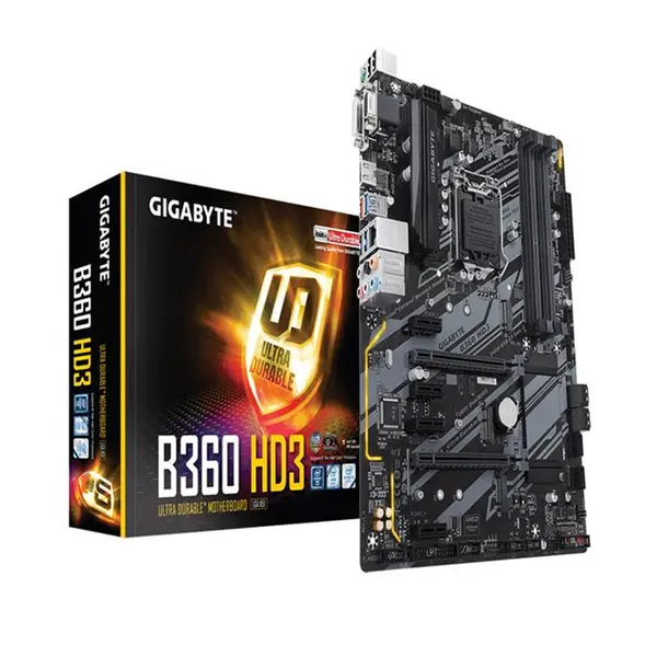 مادربرد گیگابایت مدل Gigabyte B360M-HD3 Rev1.0 MB: Gigabyte B360M HD3 - 5