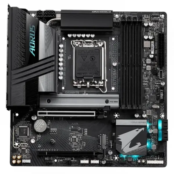 GigaByte B760M AORUS PRO rev. 1.0 LGA 1700 DDR4 13th Gen ATX Motherboard