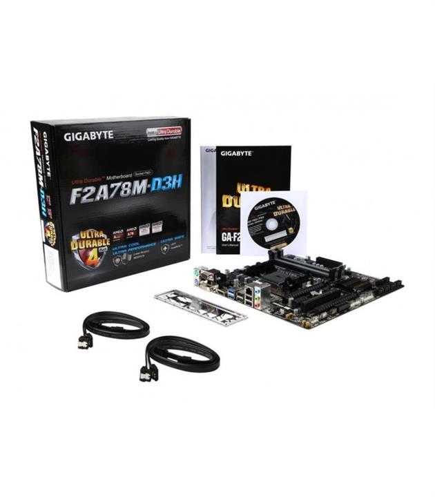 مادربرد GIGABYTE GA F2A78M D3H +CPU A6 7400+FAN استوک