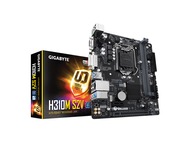 Gigabyte H310M S2v LGA 1151 Motherboard