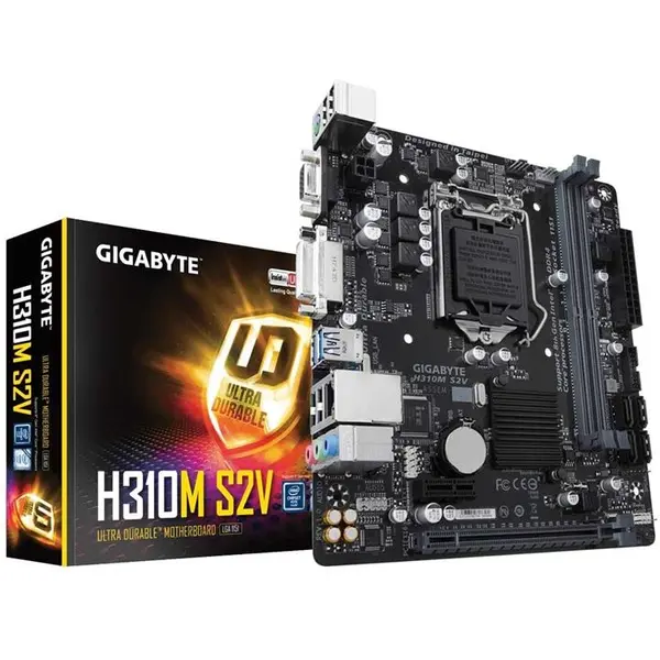 مادربرد گیگابایت مدل Gigabyte H310M-S2V 2.0 Gigabyte H310M S2v LGA 1151 Motherboard - 4