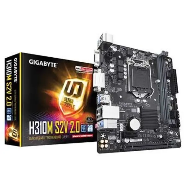 مادربرد گیگابایت مدل Gigabyte H310M-S2V 2.0 Gigabyte H310M S2v LGA 1151 Motherboard - 2
