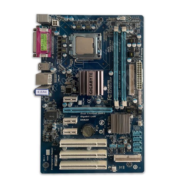 باندل مادربرد گیگابایت Gigabyte P41T-D3Intel Pentium E5300 *استوک