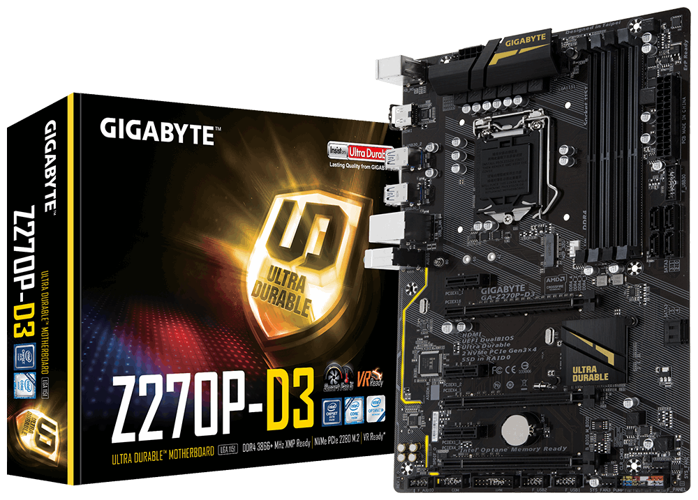 Gigabyte مادربرد گیگابایت مدل Z270P-D3 G