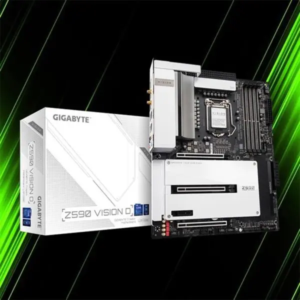 مادربرد گیگابایت مدل GIGABYTE Z590 VISION D Gigabyte Z590 VISION D LGA 1200 Motherboard - 4
