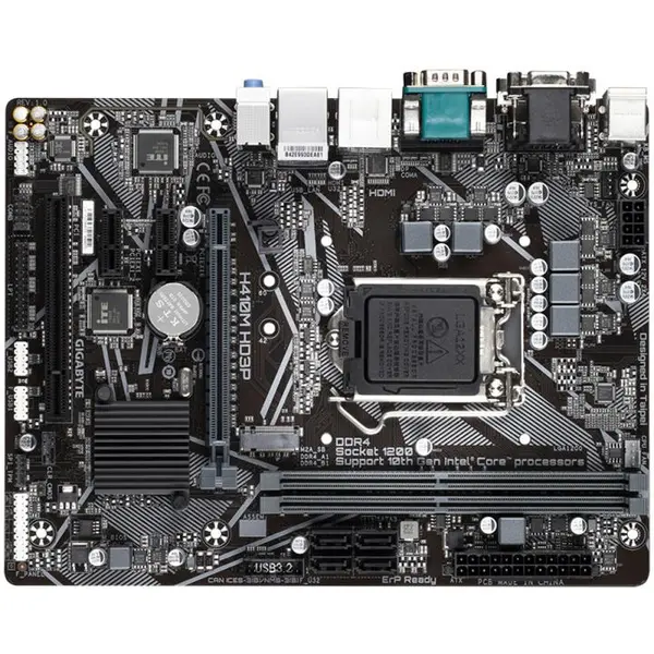 مادربرد گیگابایت مدل H410M HD3P rev. 1.x GiGABYTE H410M HD3P rev. 1.x Motherboard - 2