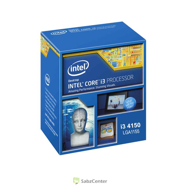 پردازنده مرکزی اینتل سری Haswell مدل Core i3-4150 Intel Haswell Core i3-4150 CPU