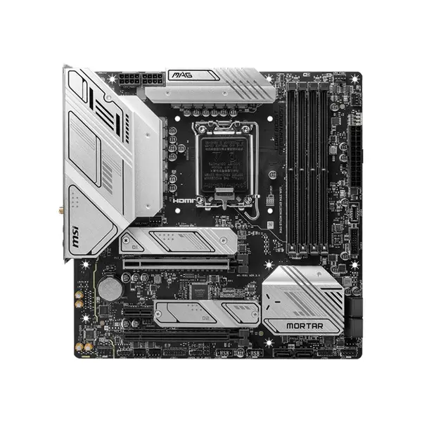 مادربرد ام اس آی مدل MAG B760M MORTAR MAX WIFI سوکت 1700 MSI MAG B760M MORTAR MAX WIFI 1700 Motherboard - 4