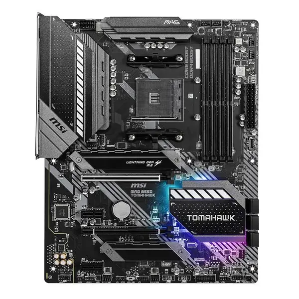 مادربرد ام اس آی مدل MAG B۵۵۰ TOMAHAWK MSI MAG B550 TOMAHAWK AM4 Motherboard - 3