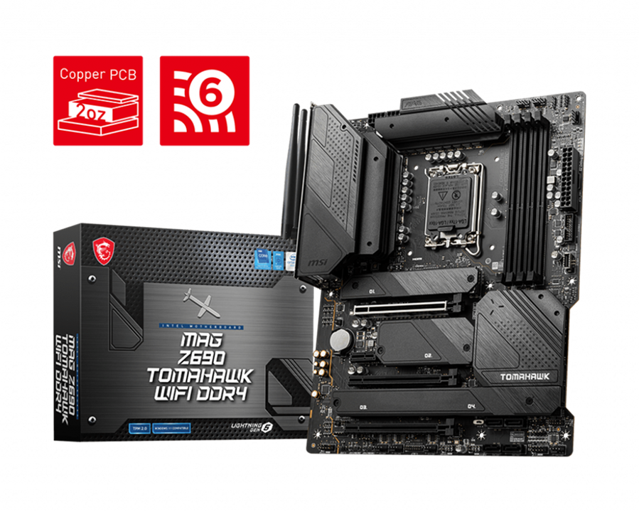 MSI MAG Z690 TOMAHAWK WIFI DDR4 LGA 1700 Motherboard