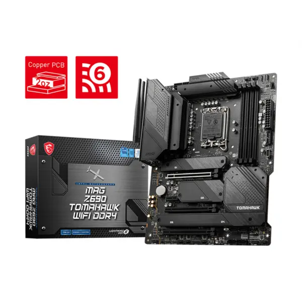 مادربرد ام اس آی مدل MAG Z690 TOMAHAWK MSI MAG Z690 TOMAHAWK WIFI DDR4 LGA 1700 Motherboard - 2