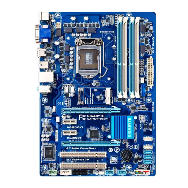 مادربرد MB GIGABYTE GA-H77-DS3H STOCK
