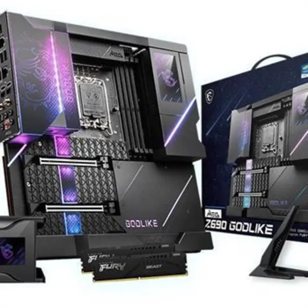 مادربرد ام اس آی MEG Z690 GODLIKE DDR5 MSI MEG Z690 GODLIKE DDR5 Motherboard Bundle CORELIQUID S360 & FURY BEAST DDR5 32GB RAM