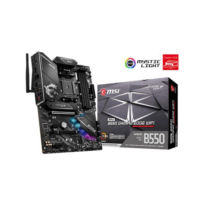 MSI MPG B550 GAMING EDGE WIFI 3rd Gen AMD Ryzen Motherboard