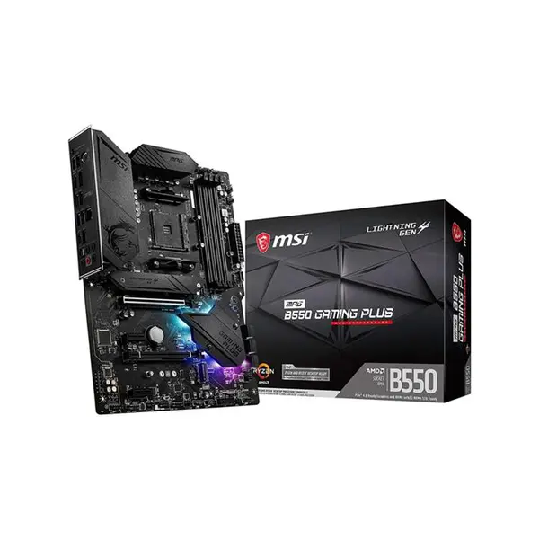 مادربورد msi مدل e-sports big board b550 gaming plus MSI MPG B550 Gaming Plus Gaming Motherboard - 4