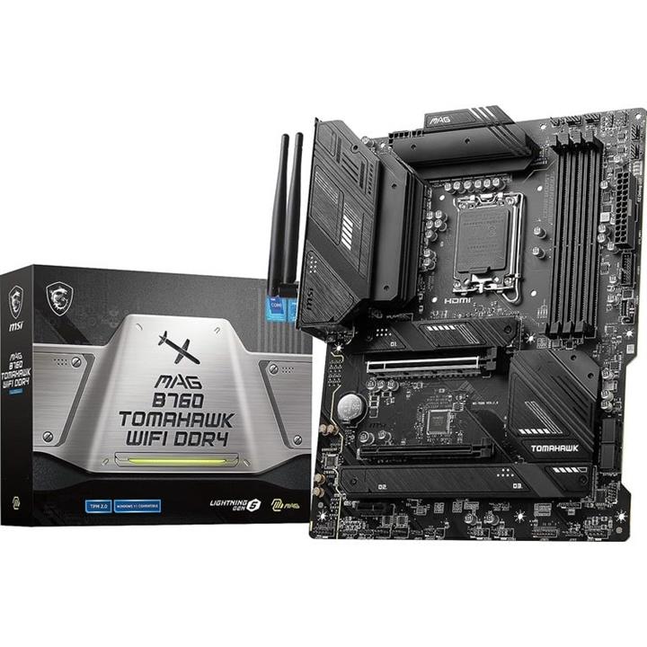 MSI MAG B760 TOMAHAWK WIFI DDR4 LGA 1700 ATX Motherboard