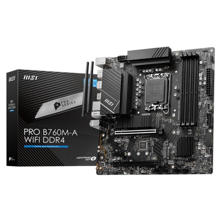 MSI PRO B760M-A WIFI DDR4 1700 Motherboard